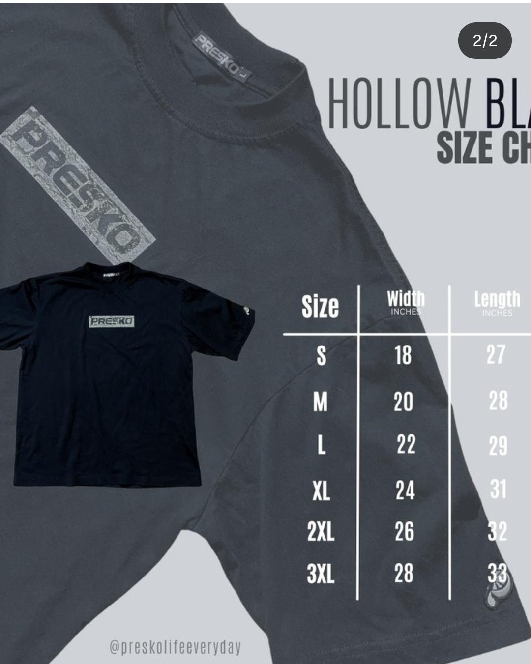Presko: Hollow Black #preskolifeeveryday